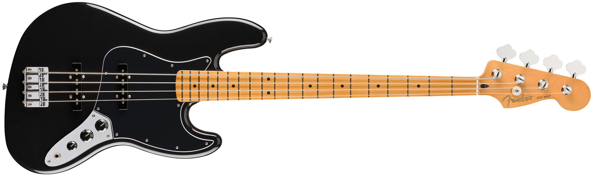 Fender Jazz Bass Player Ii Mex Mn - Black - Solid body elektrische bas - Main picture