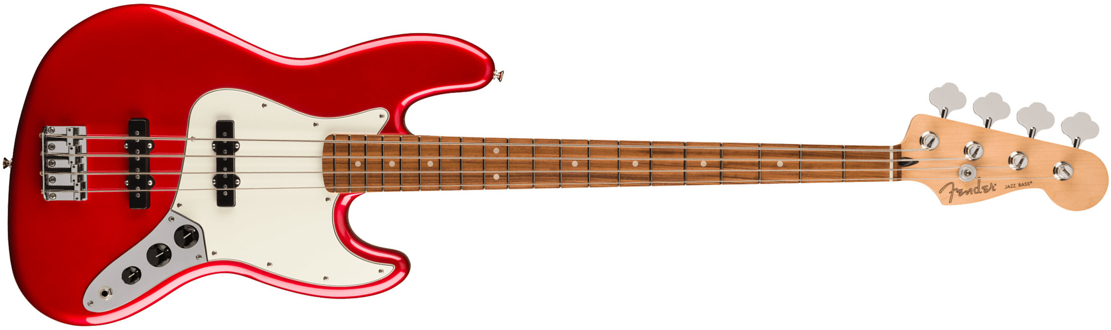 Fender Jazz Bass Player Mex 2023 Pf - Candy Apple Red - Solid body elektrische bas - Main picture