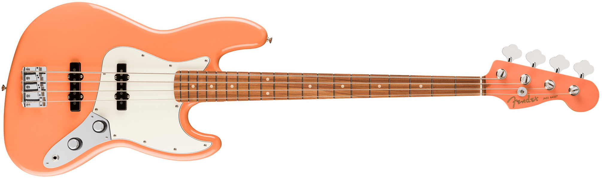 Fender Jazz Bass Player Mex Ltd Pf - Pacific Peach - Solid body elektrische bas - Main picture