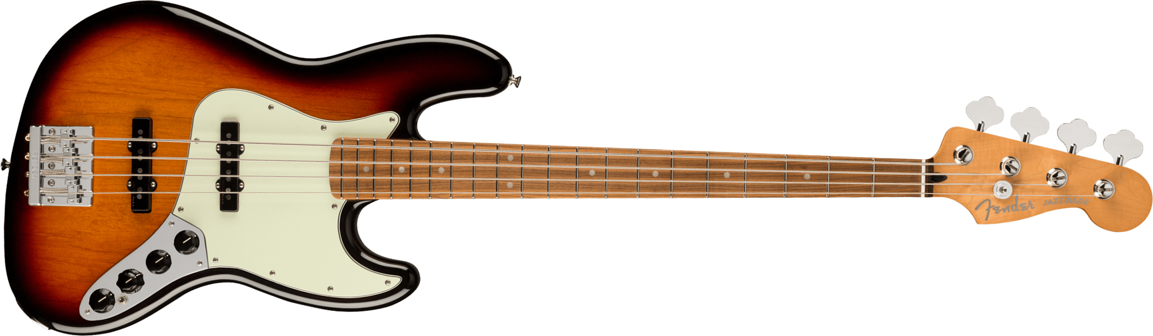 Fender Jazz Bass Player Plus Mex Active Pf - 3-color Sunburst - Solid body elektrische bas - Main picture