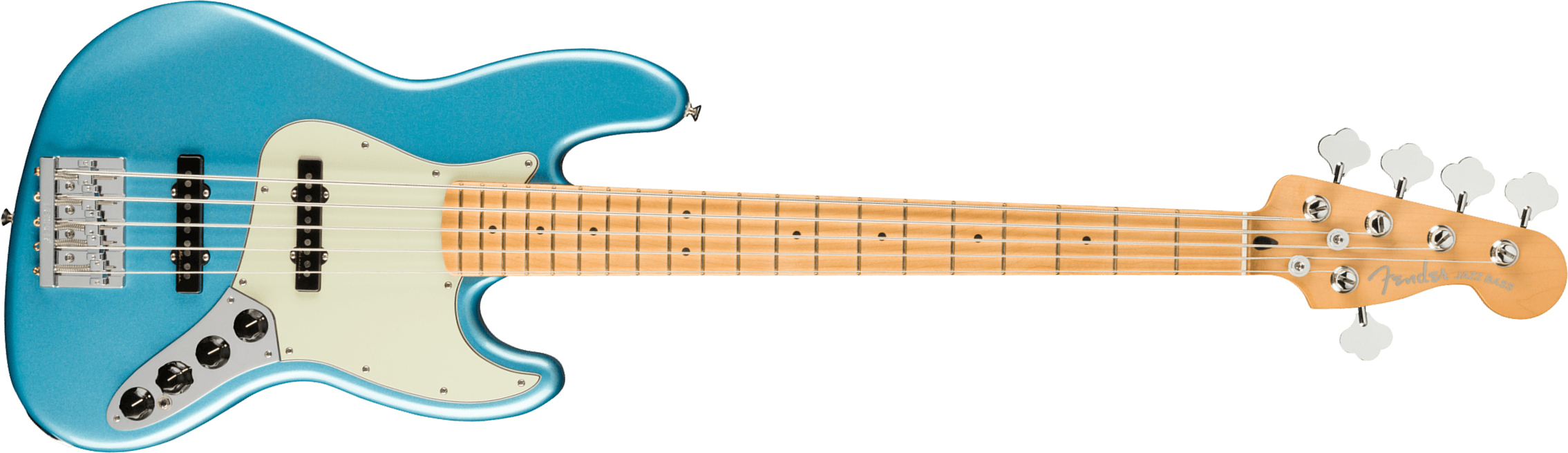 Fender Jazz Bass Player Plus V Mex 5c Active Mn - Opal Spark - Solid body elektrische bas - Main picture