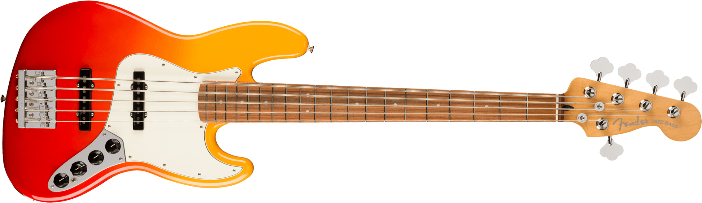 Fender Jazz Bass Player Plus V Mex 5c Active Pf - Tequila Sunrise - Solid body elektrische bas - Main picture