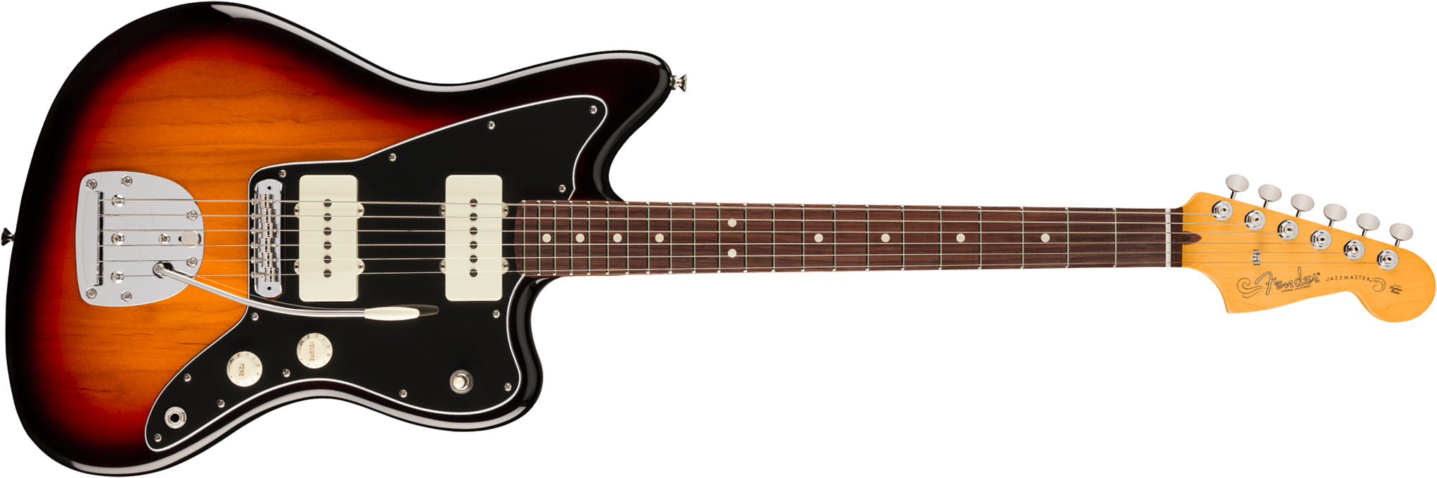 Fender Jazzmaster Classic American Pro Usa 2s Trem Rw - 3-color Sunburst - Retro-rock elektrische gitaar - Main picture
