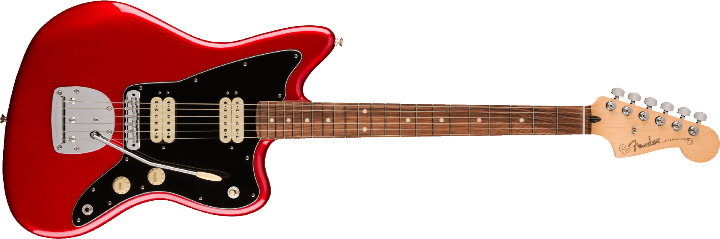 Fender Jazzmaster Player Hh Mex 2023 Trem 2h Pf - Candy Apple Red - Retro-rock elektrische gitaar - Main picture