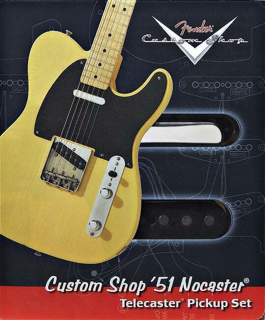 Fender Jeu Tele Nocaster Custom Shop 51 Chrome And Black 2 Pieces - - Elektrische gitaar pickup - Main picture
