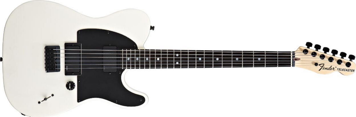 Fender Jim Root Telecaster (mex, Eb) - Flat White - Televorm elektrische gitaar - Main picture