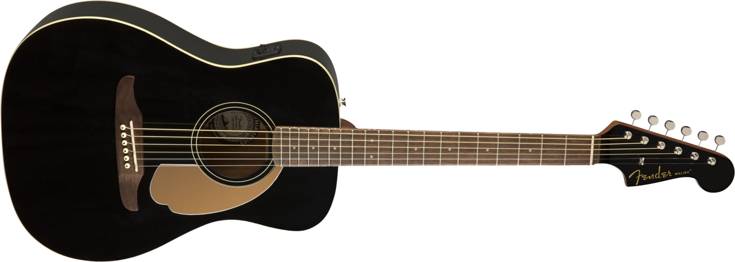 Fender Malibu Player - Jetty Black - Westerngitaar & electro - Main picture