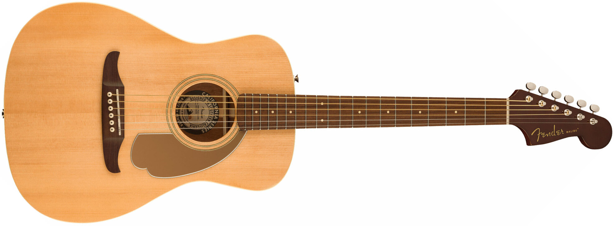 Fender Malibu Player 2023 Parlor Epicea Sapele Wal - Natural - Elektro-akoestische gitaar - Main picture