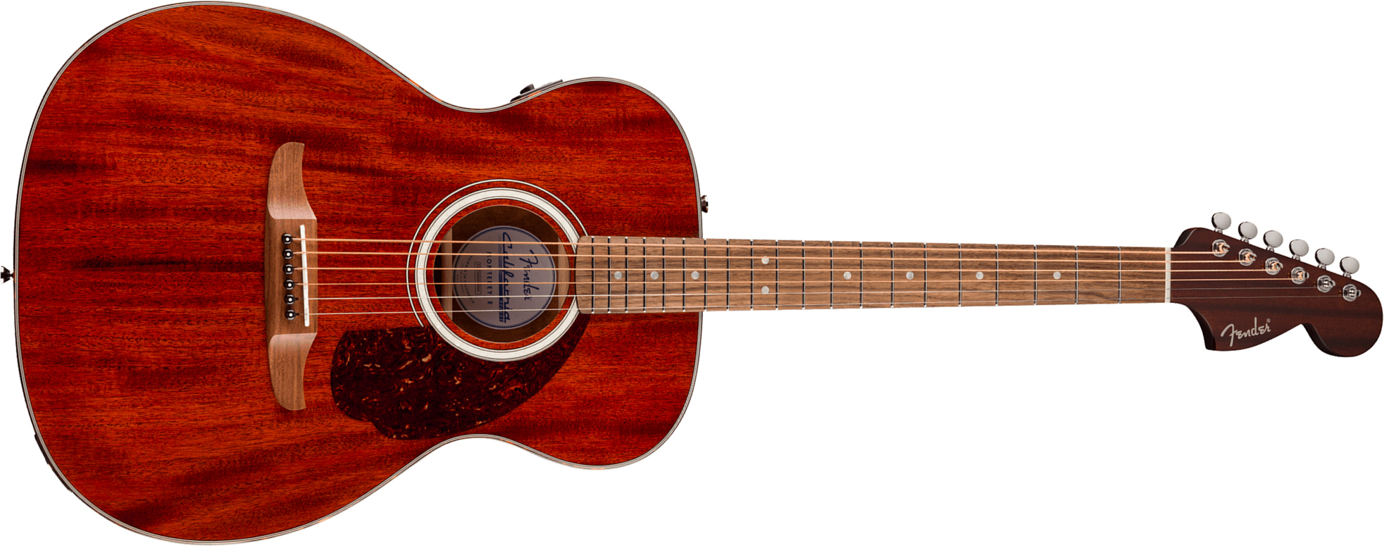 Fender Monterey Deluxe Mahogany E California Orchestra Om Tout Acajou Noy - Natural - Folk gitaar - Main picture