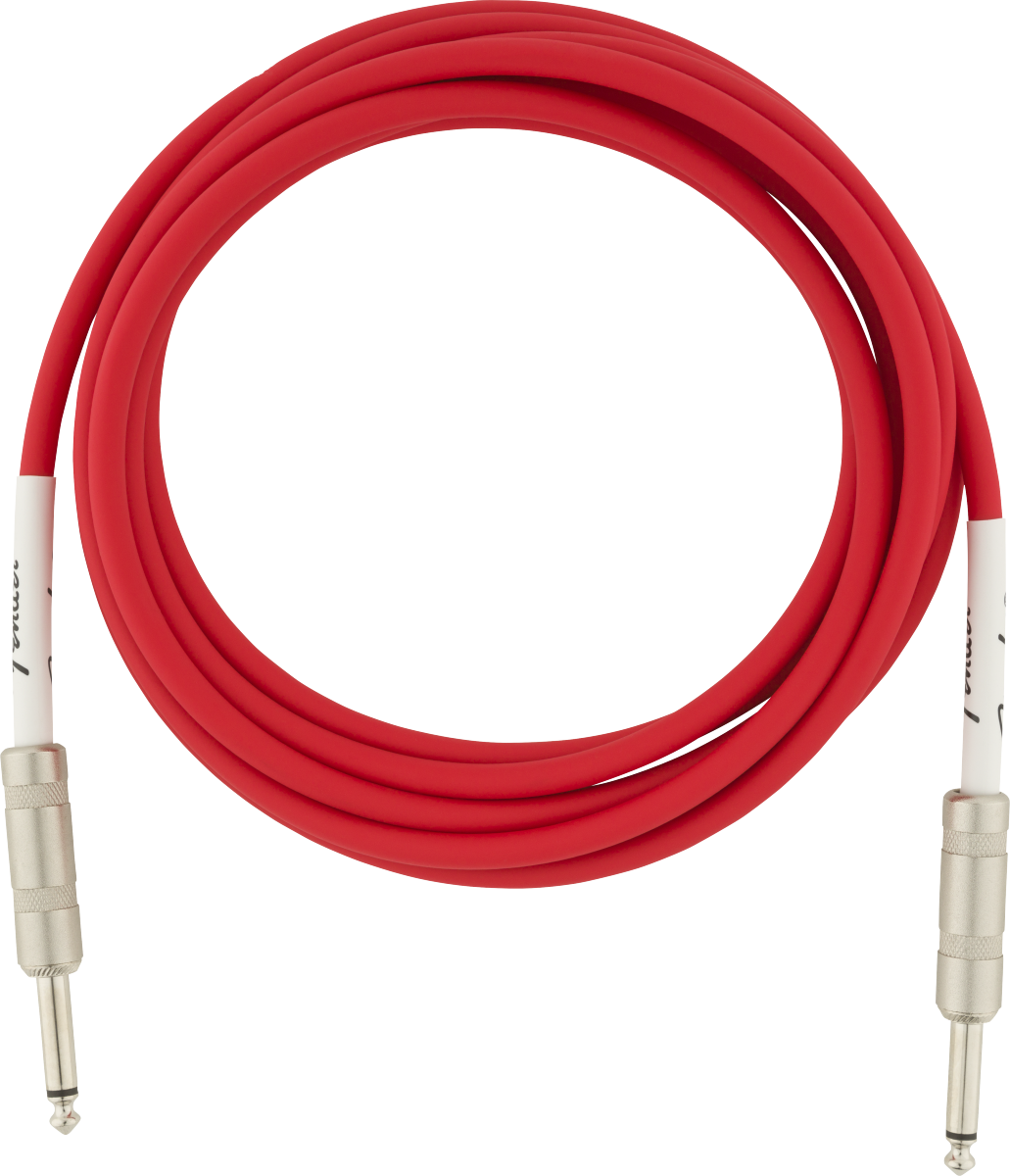 Fender Original Instrument Cable Droit/droit 10ft Fiesta Red - Kabel - Main picture