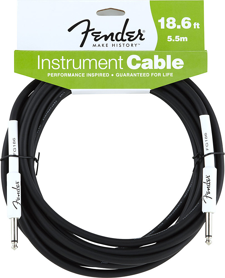 Fender Performance Instrument Cable Jack Droit / Droit - 18.6ft - 5.5m - Kabel - Main picture