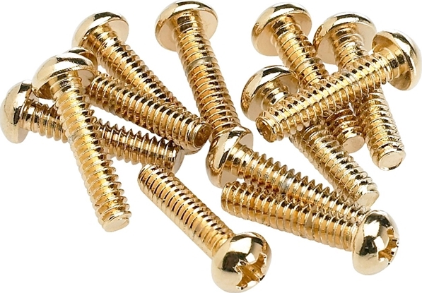Fender Pickup & Selector Switch Mounting Screws (12) - Gold - Schroef - Main picture