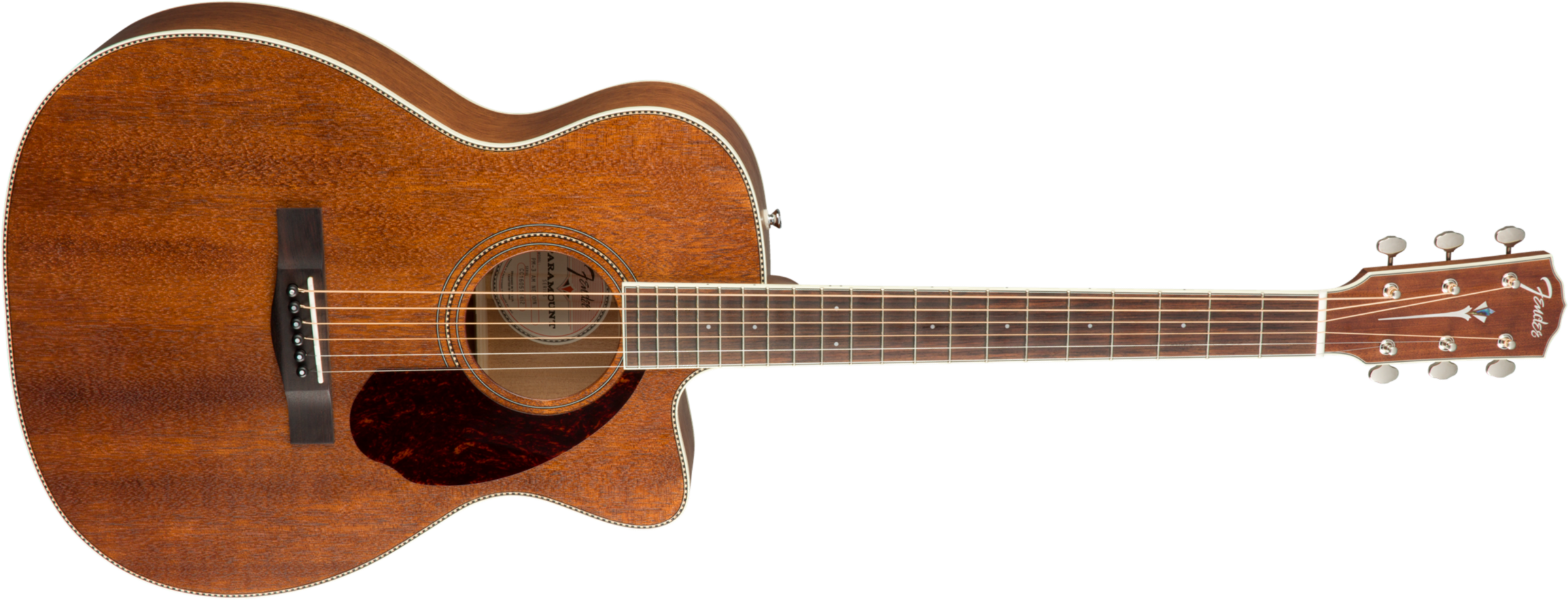 Fender Pm-3 Triple-0 All-mahogany - Natural - Westerngitaar & electro - Main picture