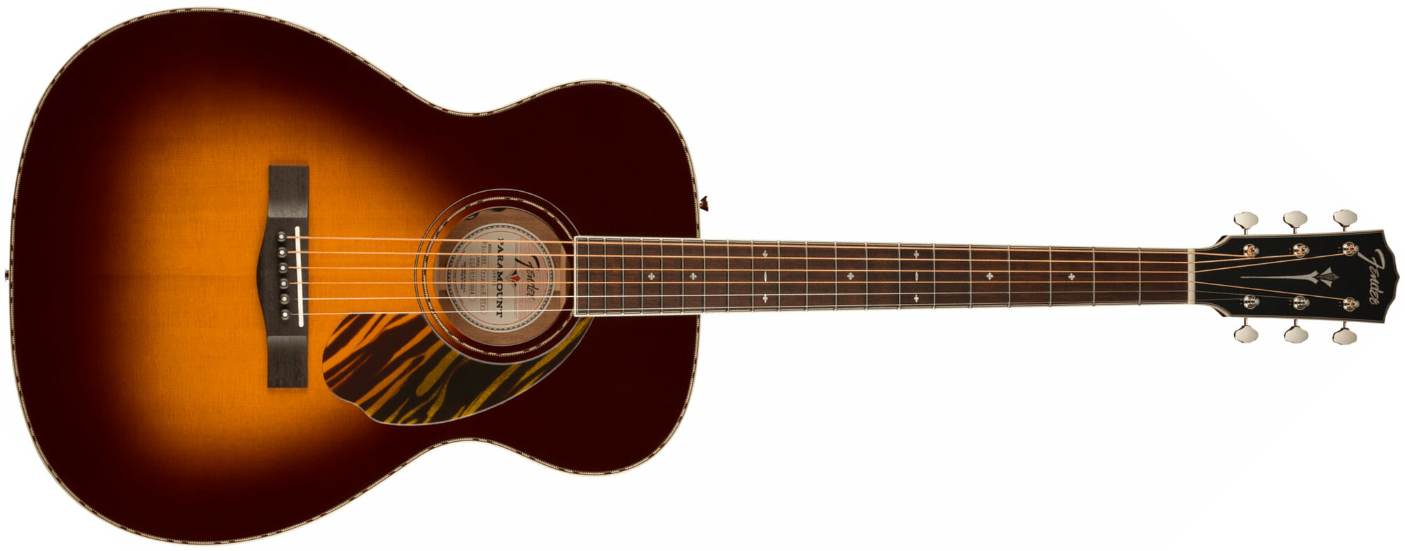 Fender Po-220e Paramount Orchestra Model Om Acajou Ova - 3-color Vintage Sunburst - Folk gitaar - Main picture