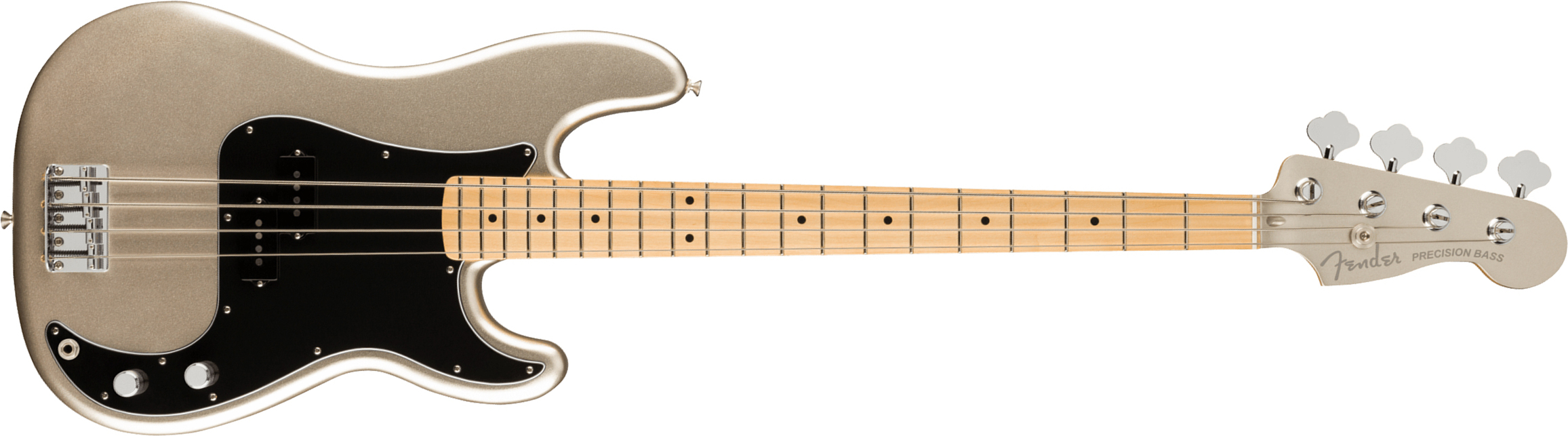Fender Precision Bass 75th Anniversary Ltd Mex Mn +housse - Diamond Anniversary - Solid body elektrische bas - Main picture