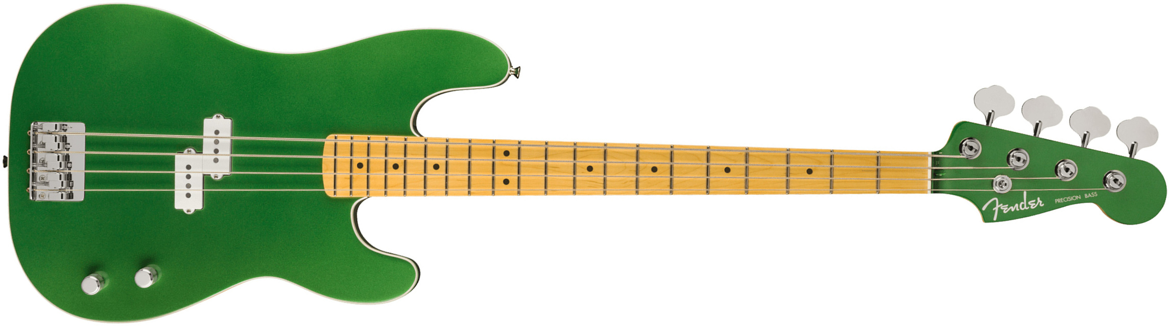 Fender Precision Bass Aerodyne Special Jap Mn - Speed Green Metallic - Solid body elektrische bas - Main picture