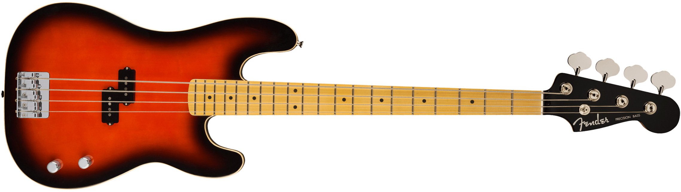 Fender Precision Bass Aerodyne Special Jap Mn - Hot Rod Burst - Solid body elektrische bas - Main picture