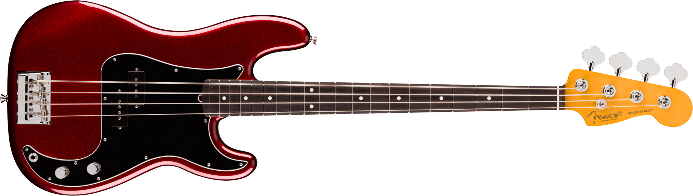 Fender Precision Bass American Pro. Usa Rw - Oxblood - Solid body elektrische bas - Main picture
