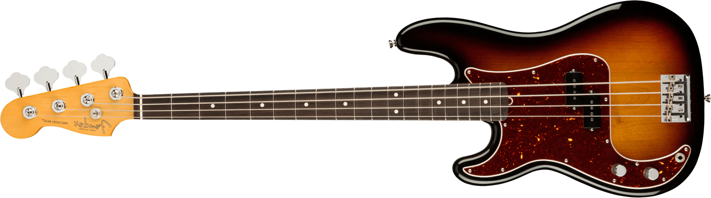 Fender Precision Bass American Professional Ii Lh Gaucher Usa Rw - 3-color Sunburst - Solid body elektrische bas - Main picture