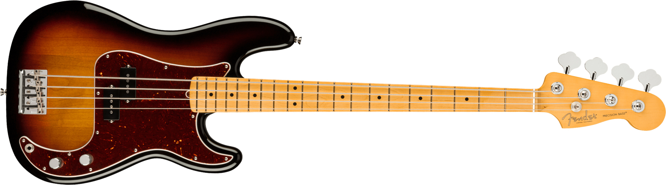 Fender Precision Bass American Professional Ii Usa Mn - 3-color Sunburst - Solid body elektrische bas - Main picture