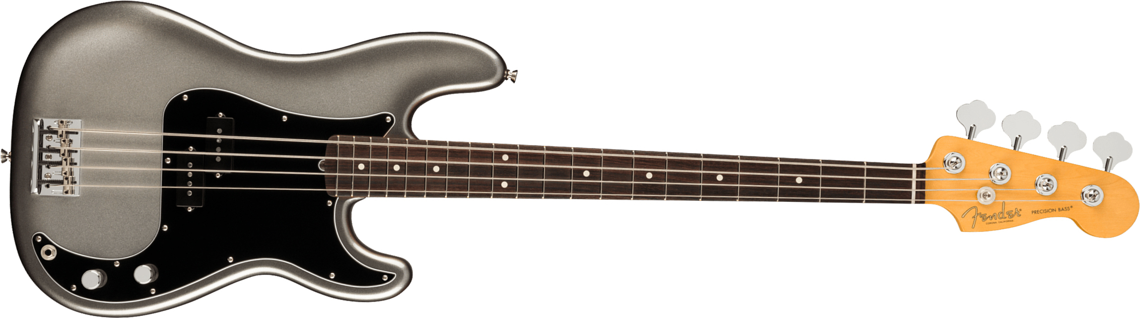 Fender Precision Bass American Professional Ii Usa Rw - Mercury - Solid body elektrische bas - Main picture