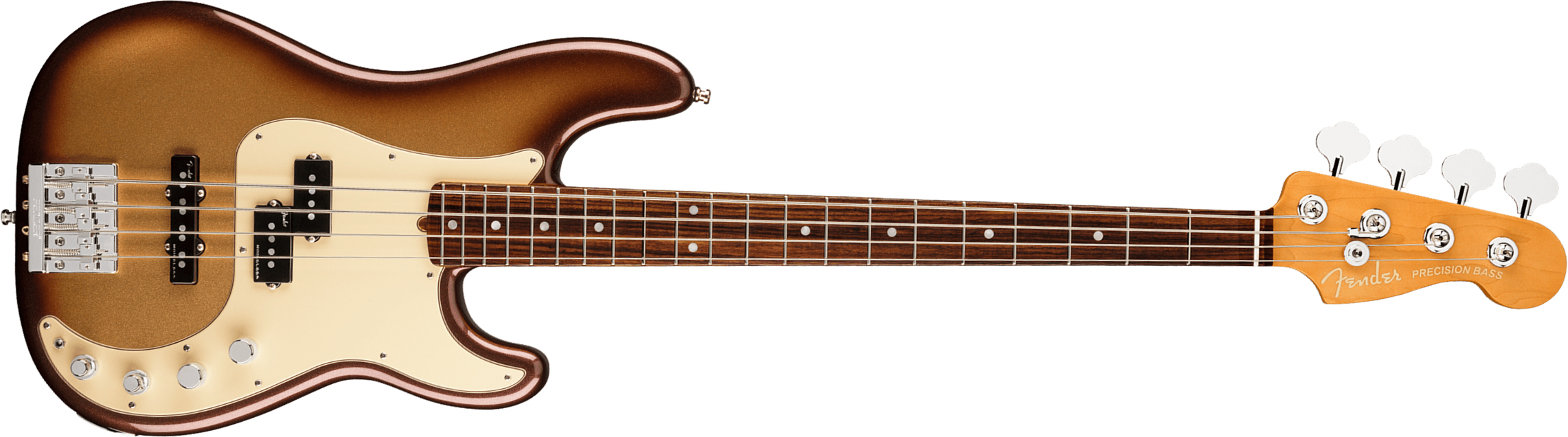 Fender Precision Bass American Ultra 2019 Usa Rw - Mocha Burst - Solid body elektrische bas - Main picture