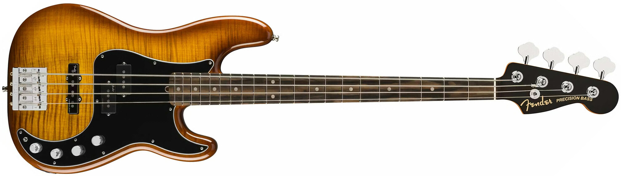 Fender Precision Bass American Ultra Usa Ltd Eb - Tiger's Eye - Solid body elektrische bas - Main picture