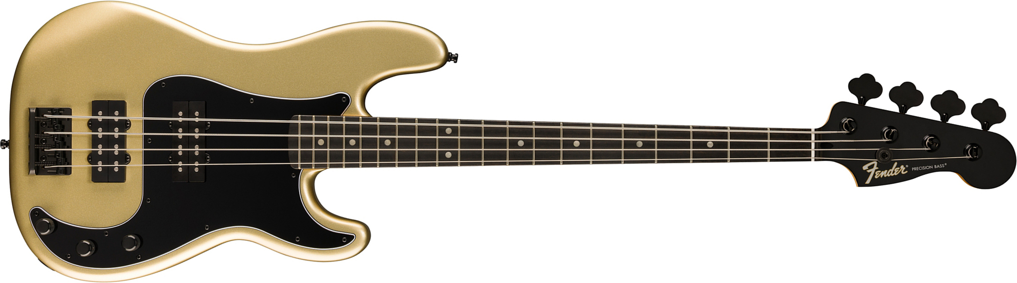 Fender Precision Bass Hh Player Fusion Ltd Mex 2h Eb - Halo Metallic - Solid body elektrische bas - Main picture