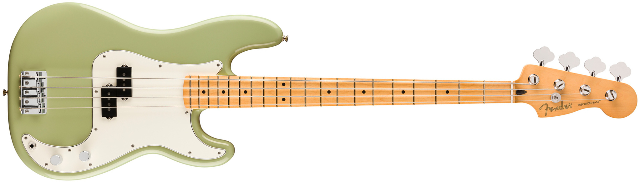 Fender Precision Bass Player Ii Mex Mn - Birch Green - Solid body elektrische bas - Main picture