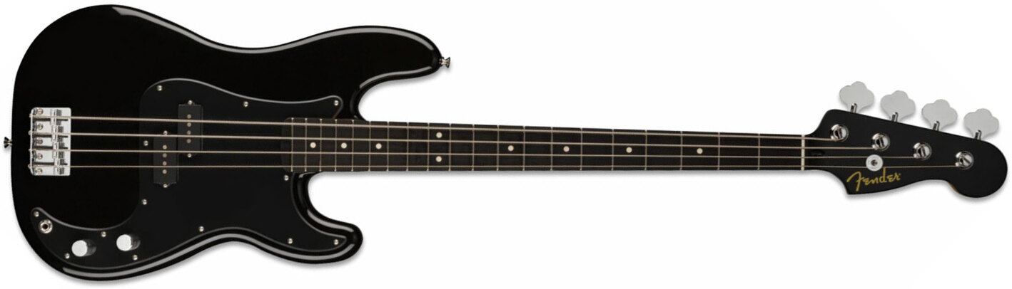 Fender Precision Bass Player Ltd Mex Eb - Black - Solid body elektrische bas - Main picture