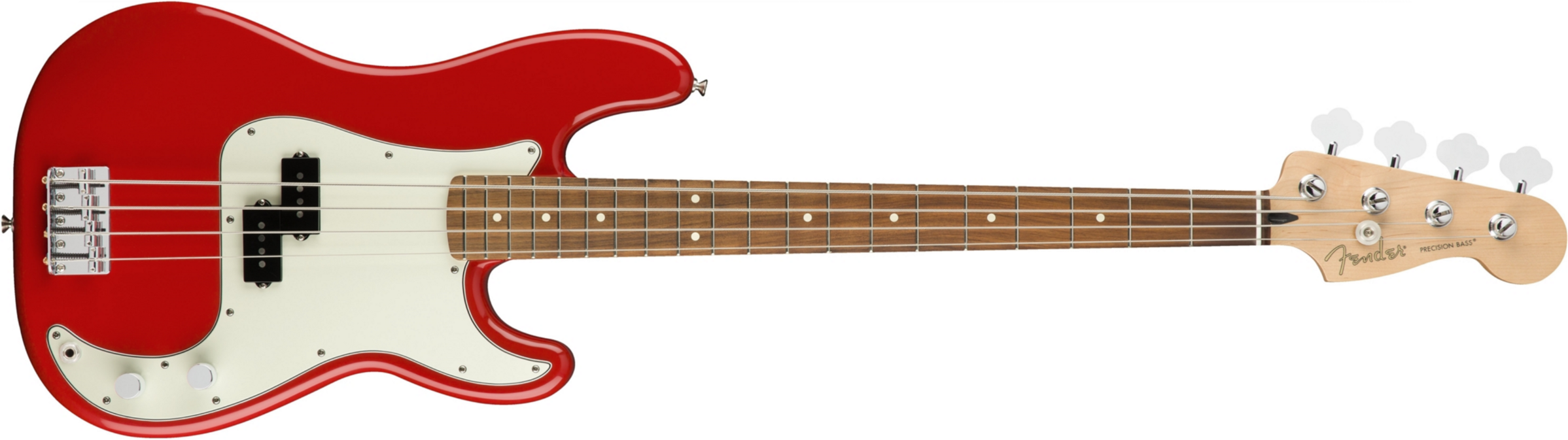 Fender Precision Bass Player Mex Pf - Sonic Red - Solid body elektrische bas - Main picture