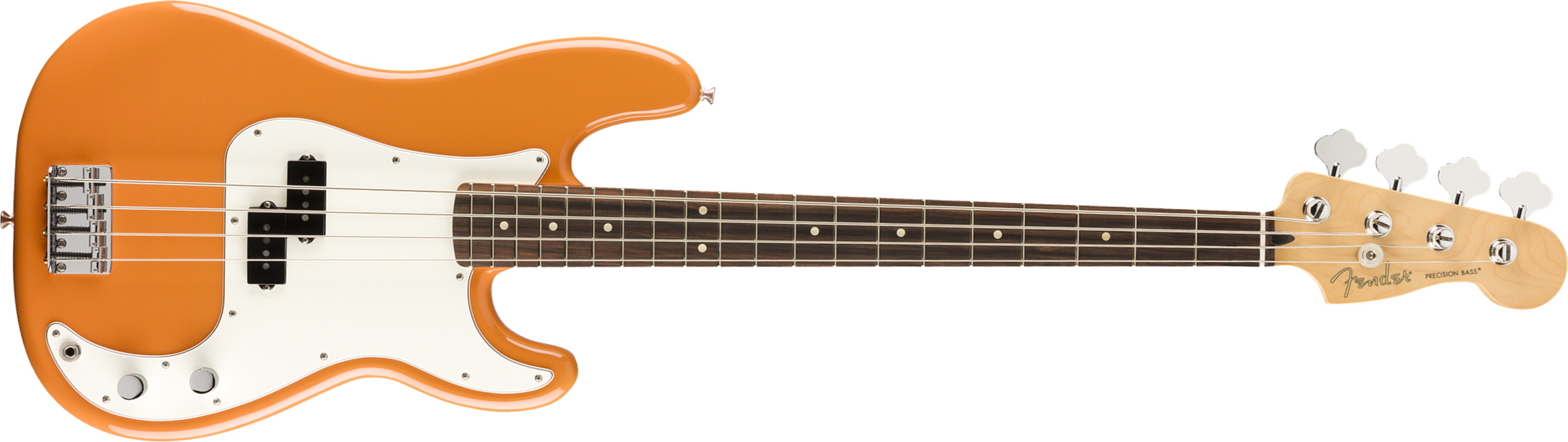Fender Precision Bass Player Mex Pf - Capri Orange - Solid body elektrische bas - Main picture