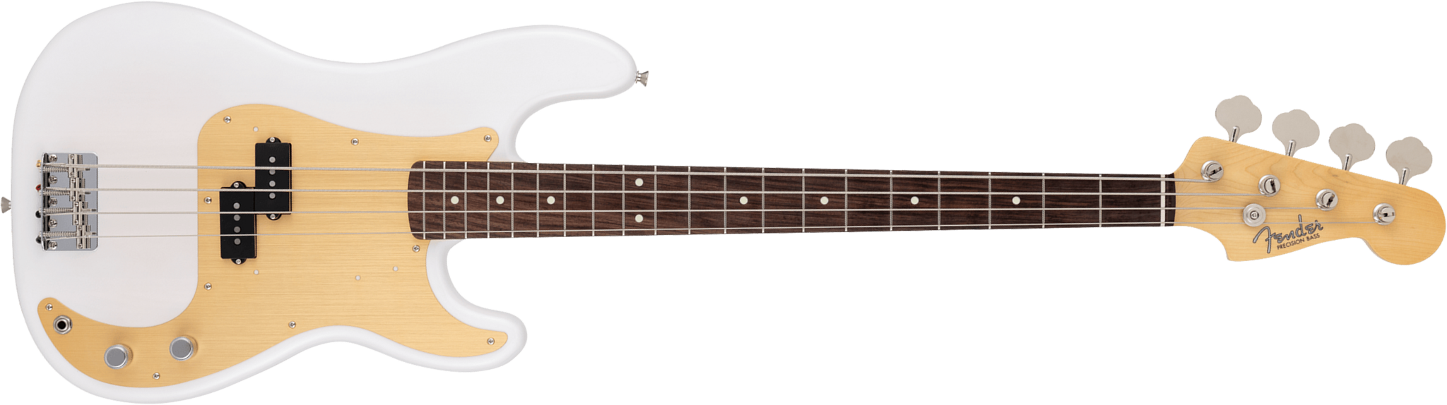 Fender Precision Bass Traditional 50s Jap 2s Trem Rw - White Blonde - Solid body elektrische bas - Main picture