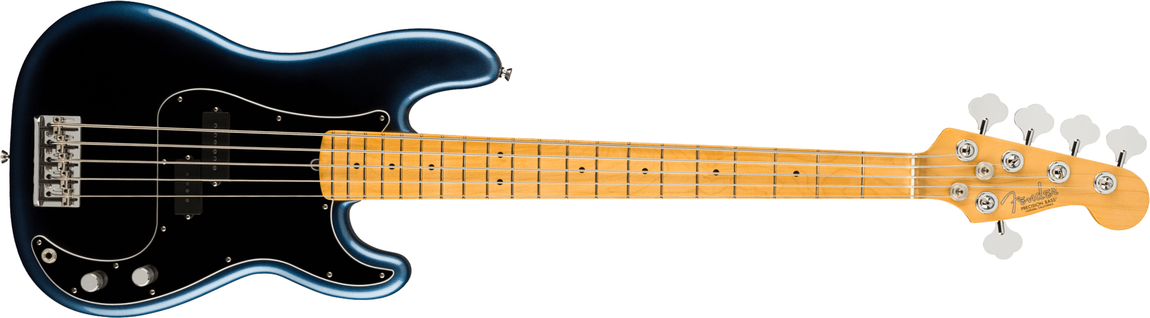 Fender Precision Bass V American Professional Ii Usa 5-cordes Mn - Dark Night - Solid body elektrische bas - Main picture