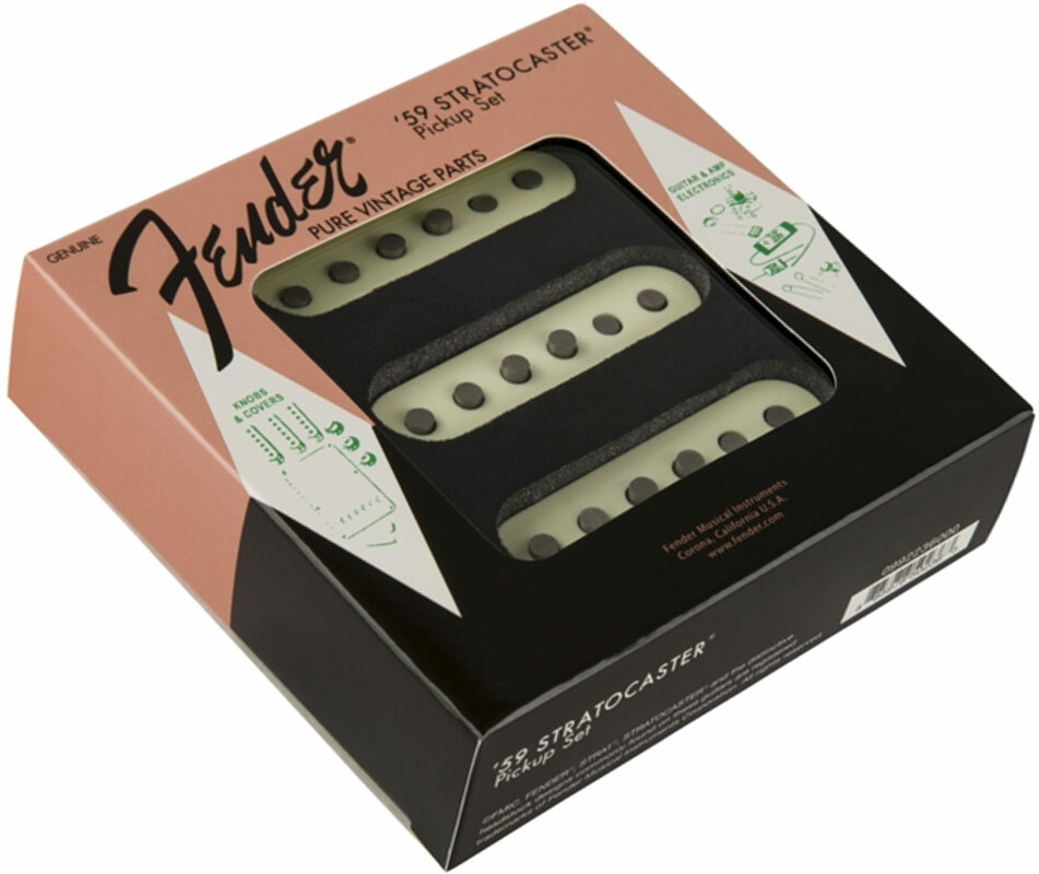 Fender Pure Vintage '59 Strat Pickups Set Alnico 5 - Elektrische gitaar pickup - Main picture