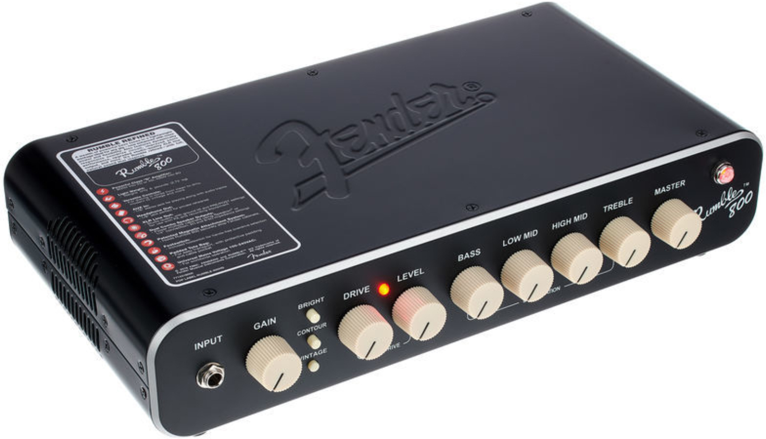 Fender Rumble 800 Hd Head 800w - Versterker top voor bas - Main picture