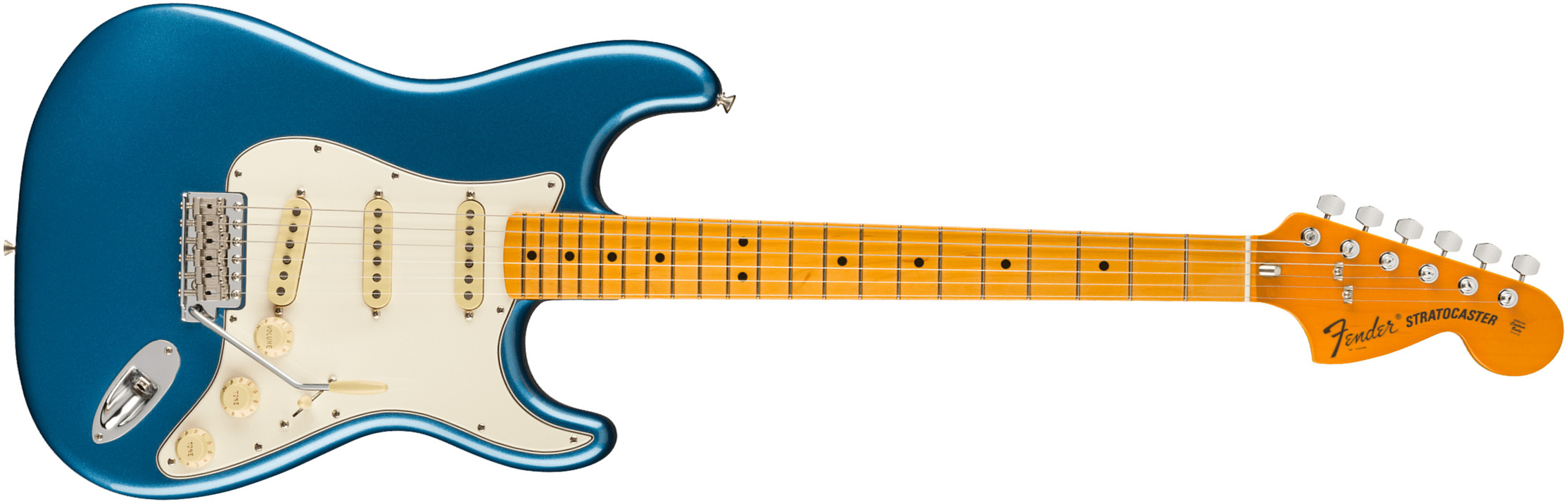 Fender Strat 1973 American Vintage Ii Usa 3s Trem Mn - Lake Placid Blue - Elektrische gitaar in Str-vorm - Main picture