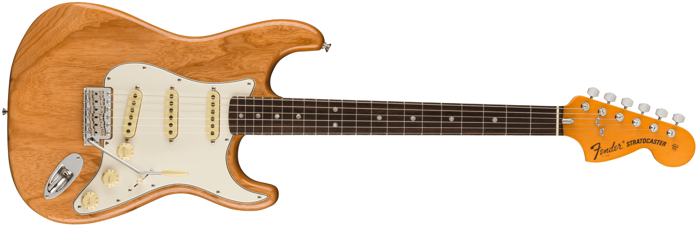 Fender Strat 1973 American Vintage Ii Usa 3s Trem Rw - Aged Natural - Elektrische gitaar in Str-vorm - Main picture