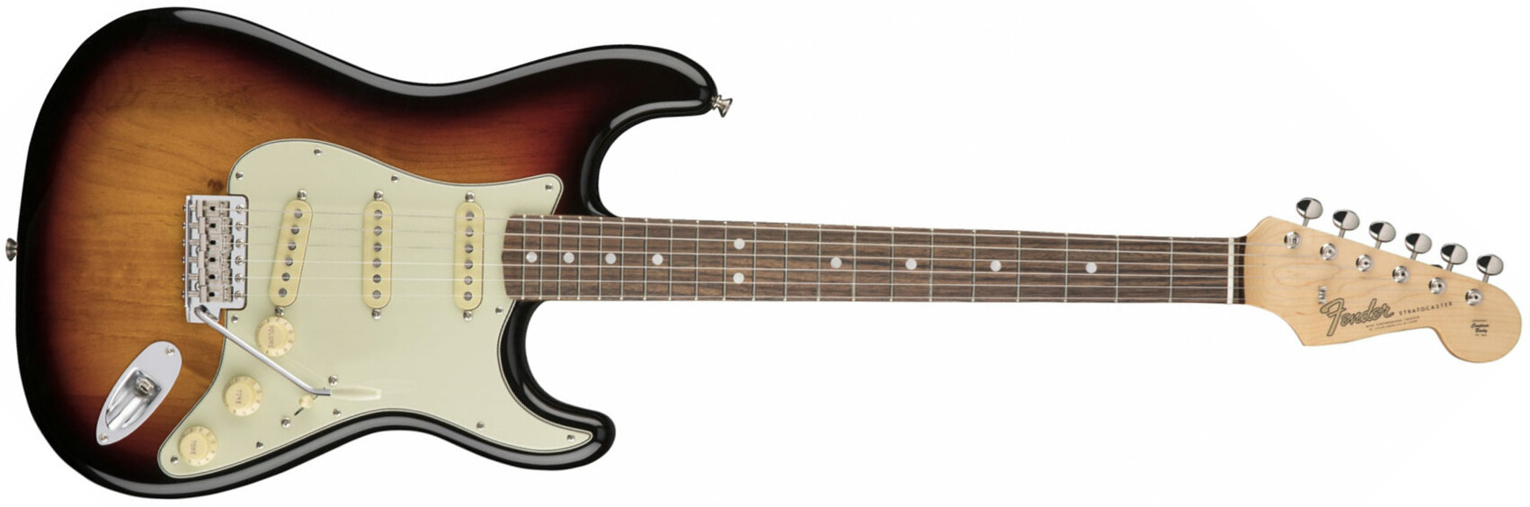 Fender Strat '60s American Original Usa Sss Rw - 3-color Sunburst - Elektrische gitaar in Str-vorm - Main picture