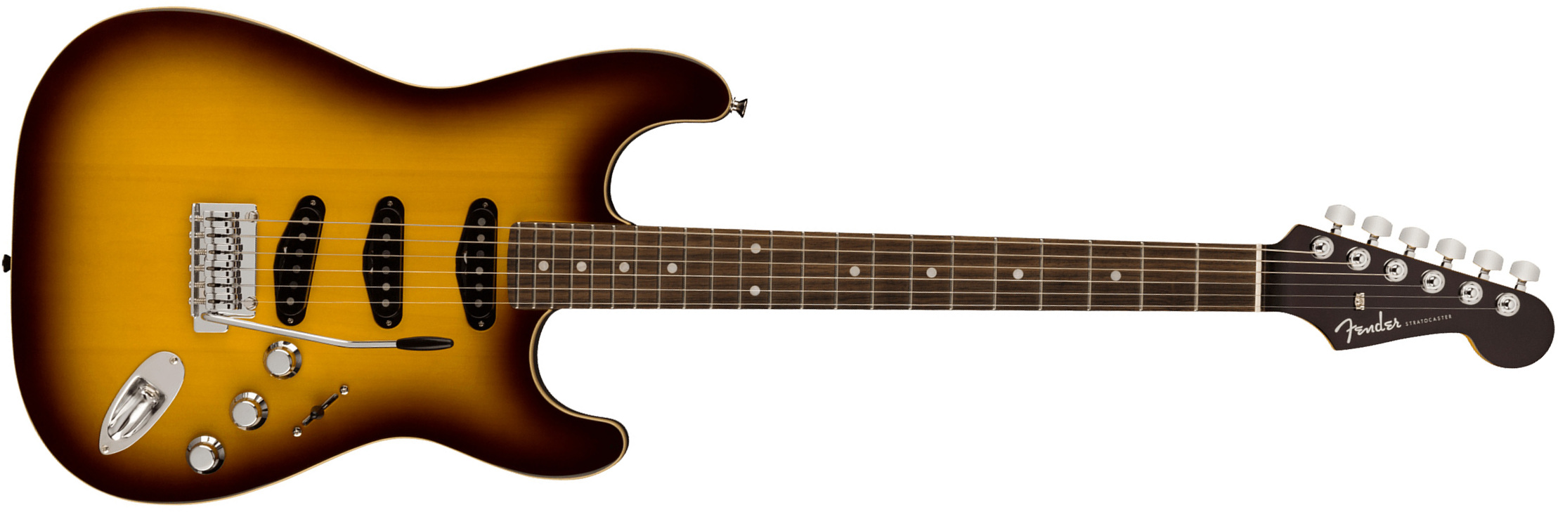 Fender Strat Aerodyne Special Jap 3s Trem Rw - Chocolate Burst - Elektrische gitaar in Str-vorm - Main picture