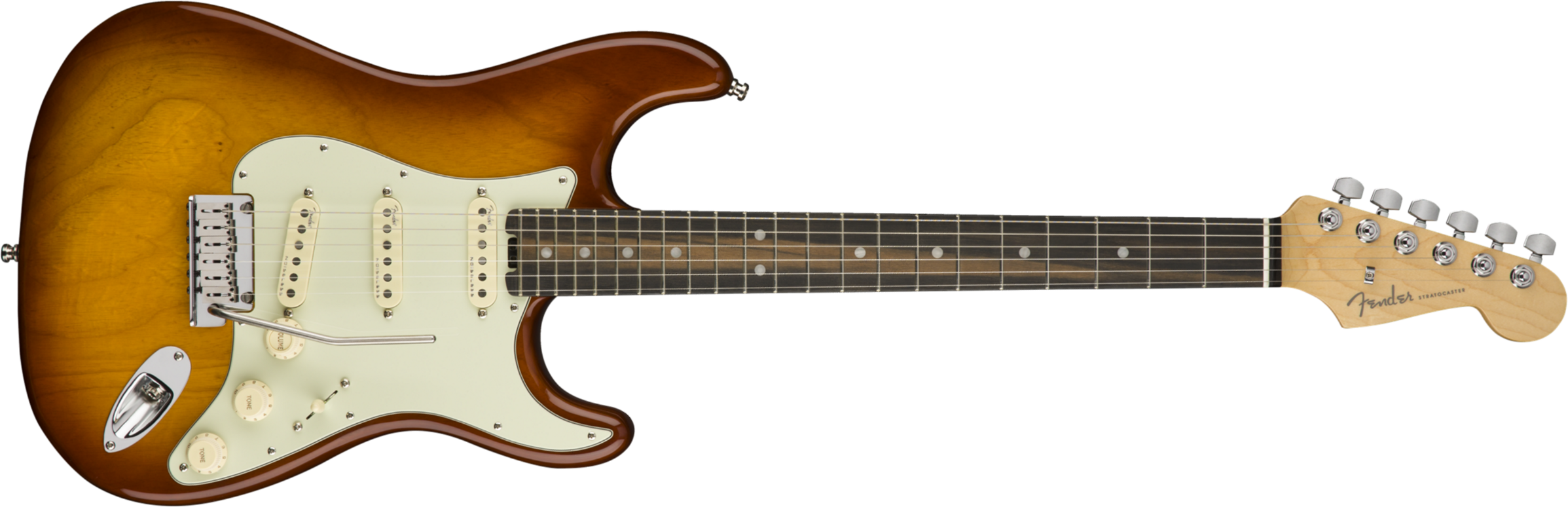 Fender Strat American Elite Usa 2018 3s Eb - Tobacco Sunburst - Elektrische gitaar in Str-vorm - Main picture