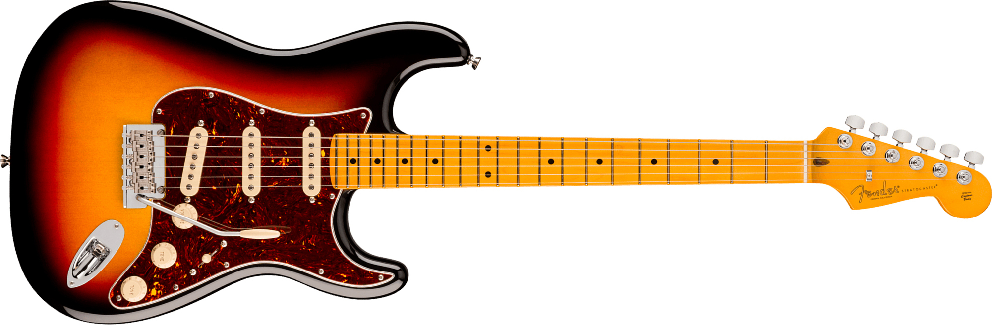 Fender Strat American Pro. Usa  3s Trem Mn - 3-color Sunburst - Elektrische gitaar in Strat vorm - Main picture