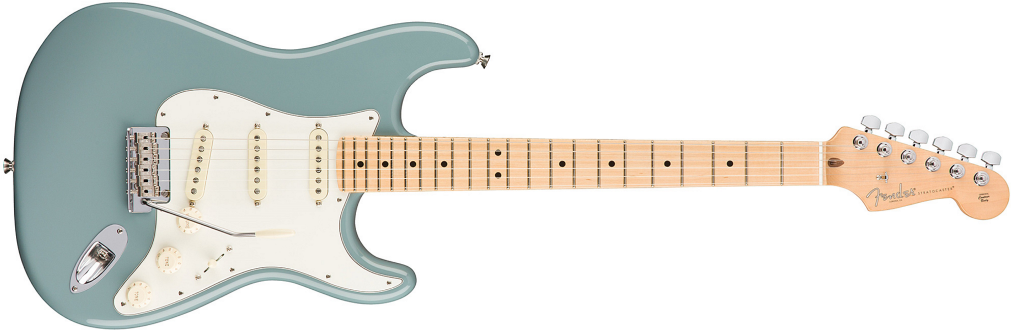 Fender Strat American Professional 2017 3s Usa Mn - Sonic Grey - Elektrische gitaar in Str-vorm - Main picture