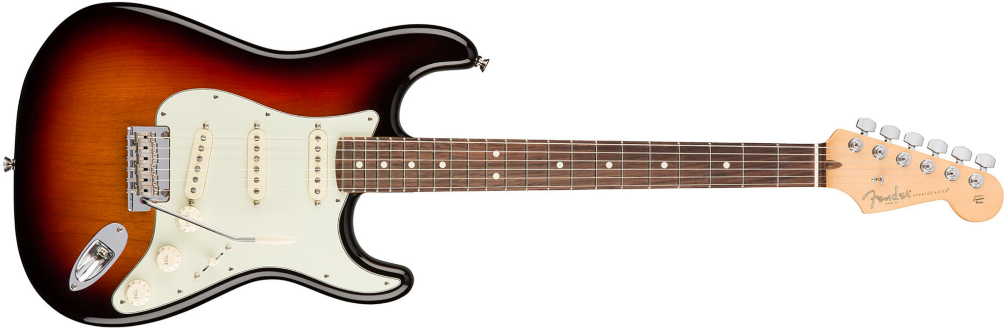 Fender Strat American Professional 2017 3s Usa Rw - 3-color Sunburst - Elektrische gitaar in Str-vorm - Main picture