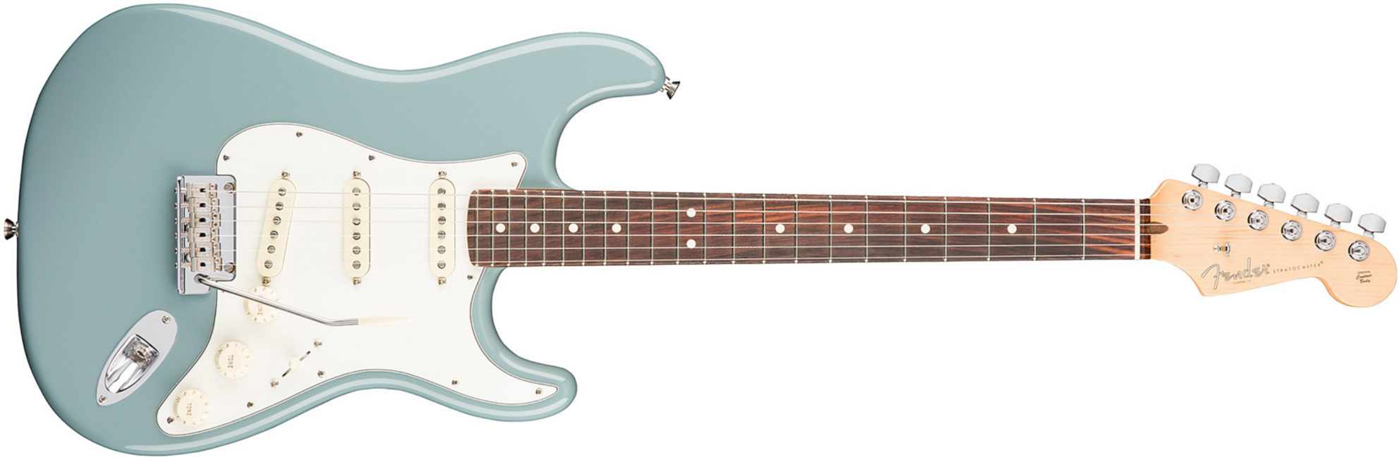 Fender Strat American Professional 2017 3s Usa Rw - Sonic Grey - Elektrische gitaar in Str-vorm - Main picture
