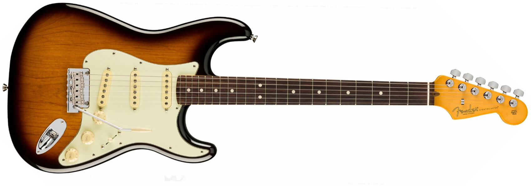 Fender Strat American Professional Ii 70th Anniversary Usa 3s Trem Rw - 2-color Sunburst - Elektrische gitaar in Str-vorm - Main picture