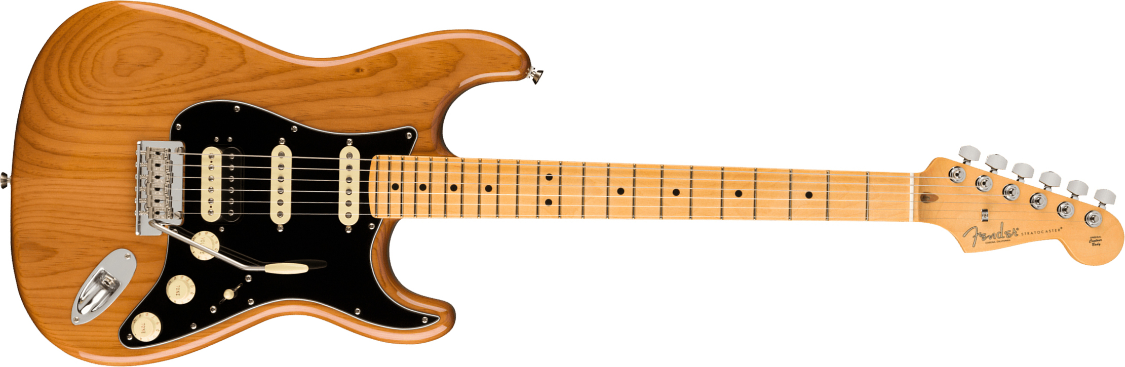 Fender Strat American Professional Ii Hss Usa Mn - Roasted Pine - Elektrische gitaar in Str-vorm - Main picture