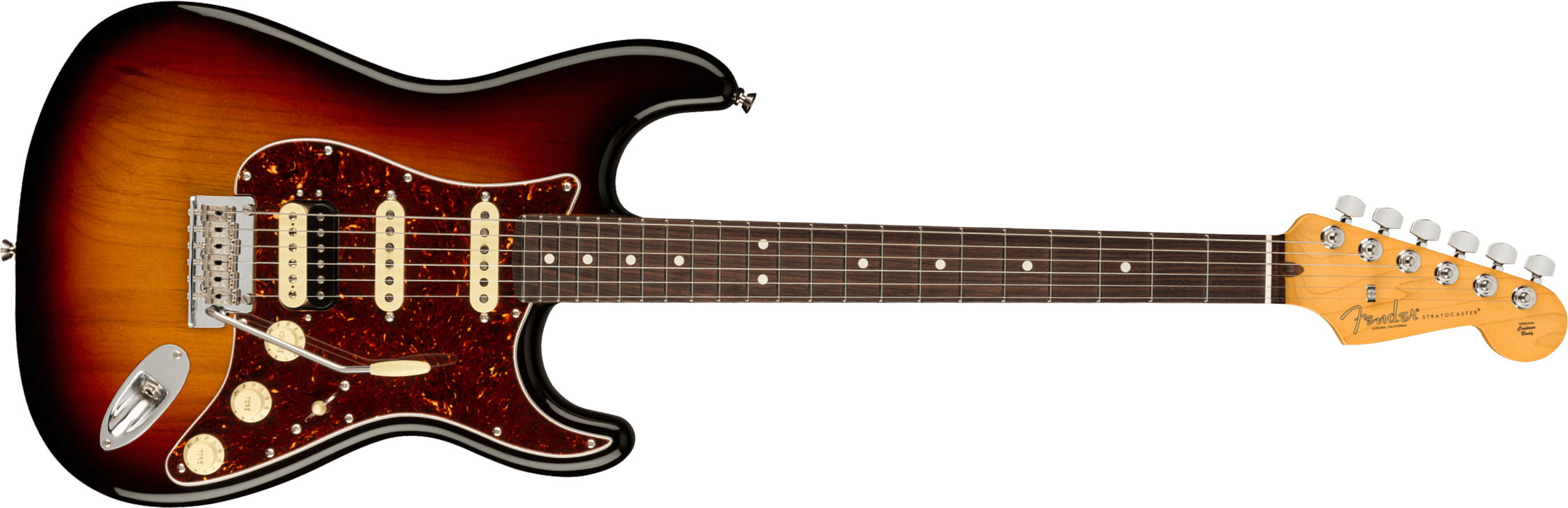 Fender Strat American Professional Ii Hss Usa Rw - 3-color Sunburst - Elektrische gitaar in Str-vorm - Main picture