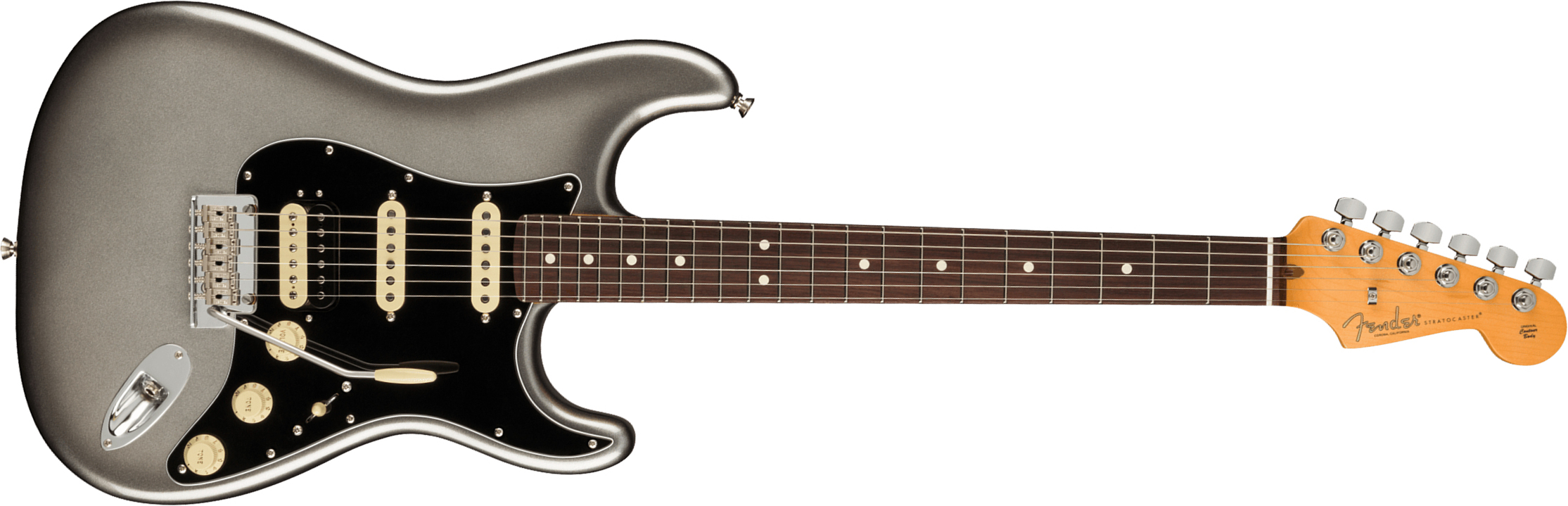 Fender Strat American Professional Ii Hss Usa Rw - Mercury - Elektrische gitaar in Str-vorm - Main picture