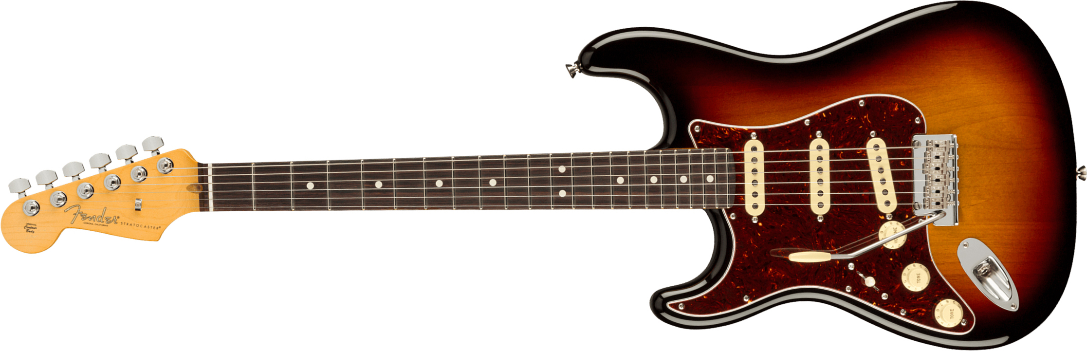 Fender Strat American Professional Ii Lh Gaucher Usa Rw - 3-color Sunburst - Linkshandige elektrische gitaar - Main picture